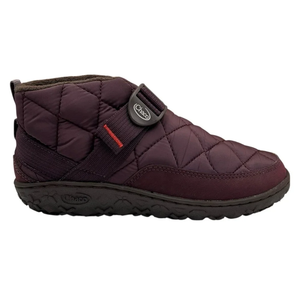 Chaco Youth Girls Boys Ramble Fluff Chukka Booties Water Resistant Size 4.5 Plum
